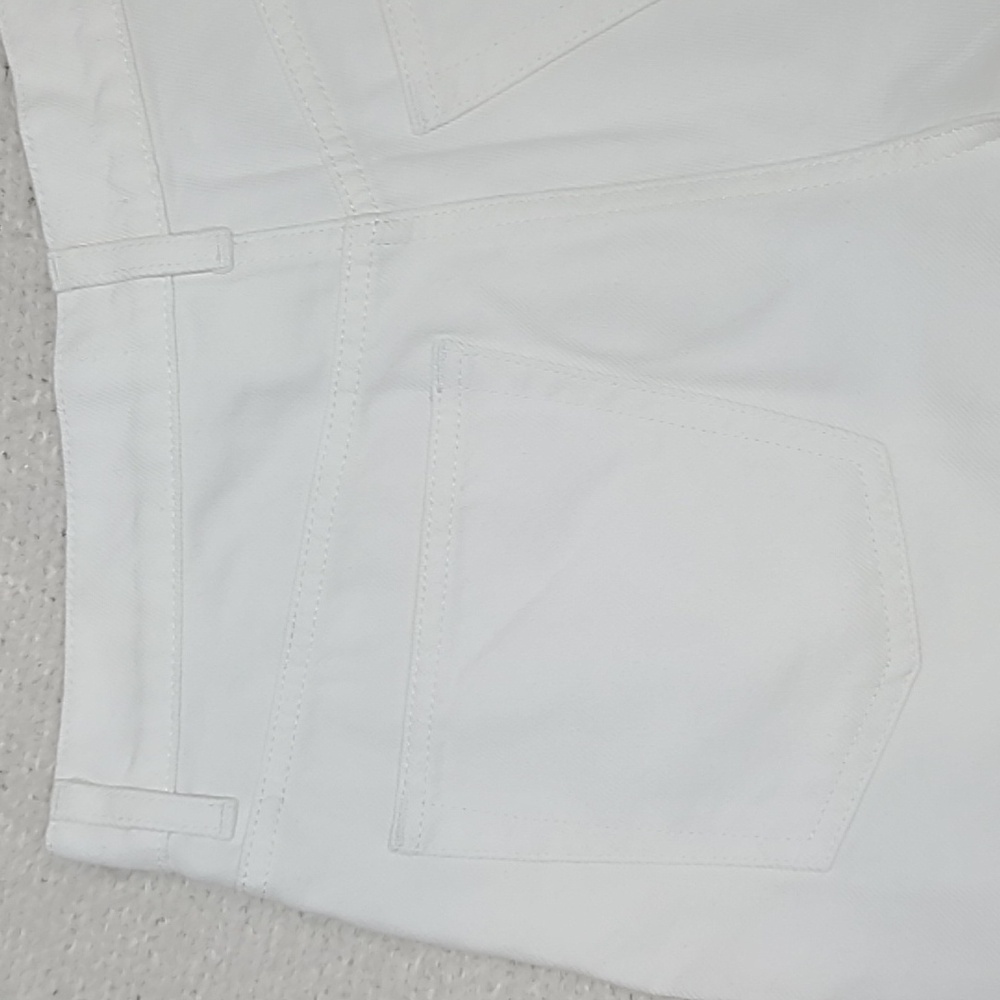 Boyish Monty Cotton Blend High Rise Relaxed Raw Hem Shorts Vintage White NWOT - Picture 14 of 17
